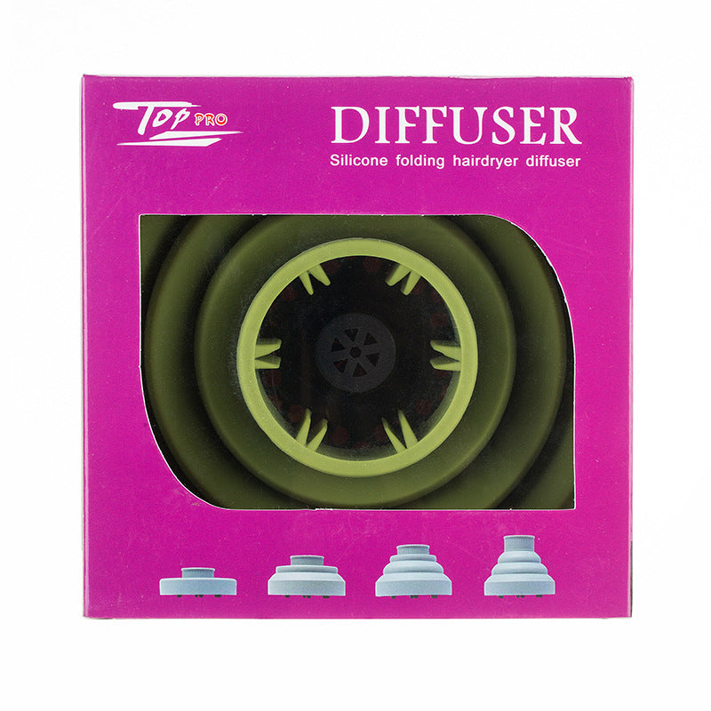 Difusor Plegable de Silicona para Secado y Estilizado del Cabello