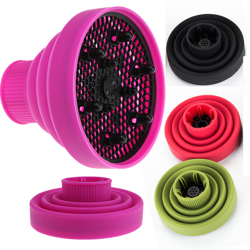 Difusor Plegable de Silicona para Secado y Estilizado del Cabello